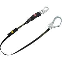 Longe &agrave; amortisseur de choc pour soudage V-Series, 6', Point d'ancrage &agrave; Crochet mousqueton, Crochet mousqueton aux jambes, Kevlar/Nomex Rock Safety Industrial Ltd