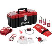 Trousse de cadenassage personnelle standard avec cadenas en thermoplastique Zenex, Ensemble Vanne, 13 composants compris Rock Safety Industrial Ltd