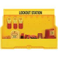 Premier Electrical Lockout Station, None Padlocks, 16 Padlock Capacity, Padlocks Not Included Rock Safety Industrial Ltd