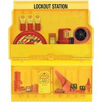 Premier Valve & Electrical Deluxe Lockout Station, None Padlocks, 32 Padlock Capacity, Padlocks Not Included Rock Safety Industrial Ltd