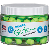 Glide&reg; Foam Earplugs, Bulk - Canister Rock Safety Industrial Ltd