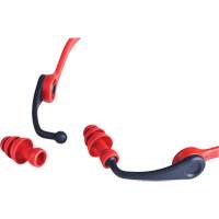 Replacement Banded Flanged Ear Plugs, 25 dB NRR, One-Size Rock Safety Industrial Ltd