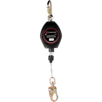 Dynamic Self-Retracting Lifeline, 20', Galvanized Steel, Swivel Rock Safety Industrial Ltd