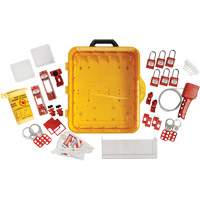 Electrical Lockout Station with Keyed Different Nylon Safety Lockout Padlocks, Plastic Padlocks, 60 Padlock Capacity, Padlocks Included Rock Safety Industrial Ltd