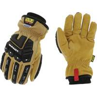 Coldwork Waterproof M-Pact&reg; Driver Gloves, 8, Grain Leather Palm, Elastic Cuff Rock Safety Industrial Ltd
