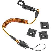 Squids 3151 Coil Lanyard Swivel Hook and Detachable Loop Rock Safety Industrial Ltd