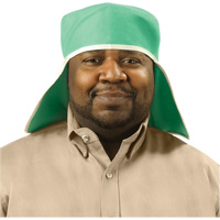 Weldlite Welding Cap With Neck Drape, One Size, Green Rock Safety Industrial Ltd