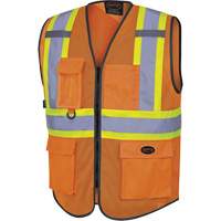 6960 Veste de s&eacute;curit&eacute; &agrave; maille en avant, Orange haute visibilit&eacute;, Moyen, Polyester Rock Safety Industrial Ltd