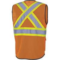 6960 Veste de s&eacute;curit&eacute; &agrave; maille en avant, Orange haute visibilit&eacute;, Moyen, Polyester Rock Safety Industrial Ltd