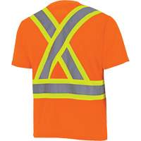 6990 Chandail de s&eacute;curit&eacute; en il-de-perdrix, Polyester, T-petit, Orange haute visibilit&eacute; Rock Safety Industrial Ltd