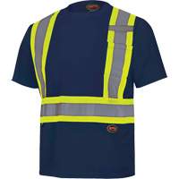 6992N Chandail de s&eacute;curit&eacute; en il-de-perdrix, Polyester, T-petit, Bleu marin Rock Safety Industrial Ltd