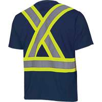 6992N Chandail de s&eacute;curit&eacute; en il-de-perdrix, Polyester, T-petit, Bleu marin Rock Safety Industrial Ltd