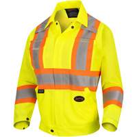 5999JW Women's Traffic Safety Jacket, Polyester, High Visibility Lime-Yellow, X-Small Rock Safety Industrial Ltd