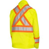 5999JW Women's Traffic Safety Jacket, Polyester, High Visibility Lime-Yellow, X-Small Rock Safety Industrial Ltd