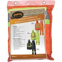 5598 Combinaison de pluie imperm&eacute;able et l&eacute;g&egrave;re, Polyester/PVC, Petit, Orange haute visibilit&eacute; Rock Safety Industrial Ltd