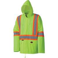 5599 Combinaison de pluie imperm&eacute;able et l&eacute;g&egrave;re, Polyester/PVC, T-petit, Jaune lime haute visibilit&eacute; Rock Safety Industrial Ltd