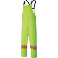 5599 Combinaison de pluie imperm&eacute;able et l&eacute;g&egrave;re, Polyester/PVC, T-petit, Jaune lime haute visibilit&eacute; Rock Safety Industrial Ltd