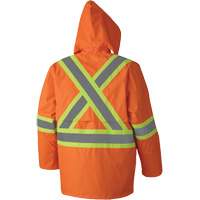 5608 Combinaison de pluie imperm&eacute;able 210D, Polyester/PVC, Petit, Orange haute visibilit&eacute; Rock Safety Industrial Ltd