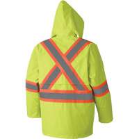 5609 Combinaison de pluie imperm&eacute;able 210D, Polyester/PVC, T-petit, Jaune lime haute visibilit&eacute; Rock Safety Industrial Ltd
