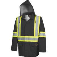 5628BK The Rock 300D Waterproof Safety Jacket, Polyester, Black, Small Rock Safety Industrial Ltd