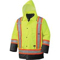 5021BB Manteau imperm&eacute;able 7 en 1, Jaune lime haute visibilit&eacute;, T-petit Rock Safety Industrial Ltd