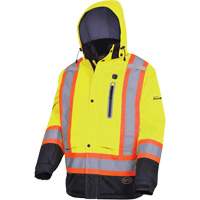 5408 Waterproof Heated Insulated Jacket, Men's, Small, High Visibility Lime-Yellow Rock Safety Industrial Ltd