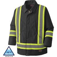 5535BKA Manteau en toile de coton matelass&eacute;e, Noir, T-petit Rock Safety Industrial Ltd