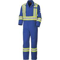 5552 Combinaison ignifug&eacute;e Flame-Gard ignifuge et contre les arcs, Taille 36, Bleu royal, 9,1 cal/cm² Rock Safety Industrial Ltd