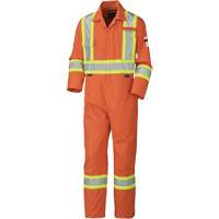 5551 Combinaison ignifug&eacute;e Flame-Gard ignifuge et contre les arcs, Taille 40, Orange haute visibilit&eacute;, 9,1 cal/cm² Rock Safety Industrial Ltd