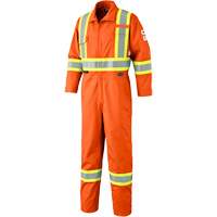 7702T FR-Tech&reg; Arc-Rated Coverall, Size 40 (Tall), High Visibility Orange, 10 cal/cm² Rock Safety Industrial Ltd