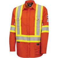 7743 Chemise de s&eacute;curit&eacute; ignifug&eacute;e FR-Tech, Petit, Orange haute visibilit&eacute; Rock Safety Industrial Ltd