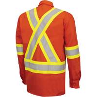 7743 Chemise de s&eacute;curit&eacute; ignifug&eacute;e FR-Tech, Petit, Orange haute visibilit&eacute; Rock Safety Industrial Ltd
