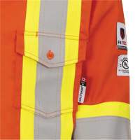7743 Chemise de s&eacute;curit&eacute; ignifug&eacute;e FR-Tech, Petit, Orange haute visibilit&eacute; Rock Safety Industrial Ltd