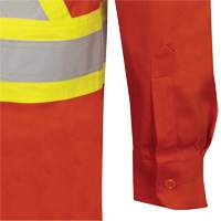 7743 Chemise de s&eacute;curit&eacute; ignifug&eacute;e FR-Tech, Petit, Orange haute visibilit&eacute; Rock Safety Industrial Ltd