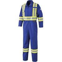 7706 Combinaison ignifuge FR-Tech avec fermetures &agrave; glissi&egrave;re aux jambes, Taille 36, Bleu royal, 9,7 cal/cm² Rock Safety Industrial Ltd