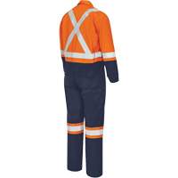 7702BB Combinaison de s&eacute;curit&eacute; FR-Tech 2 tons, Taille 36, Bleu marin/Orange, 10 cal/cm² Rock Safety Industrial Ltd