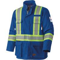 5523 Manteau de s&eacute;curit&eacute; ignifuge, Petit, Bleu royal, 58 cal/cm² Rock Safety Industrial Ltd