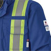 5523 Manteau de s&eacute;curit&eacute; ignifuge, Petit, Bleu royal, 58 cal/cm² Rock Safety Industrial Ltd