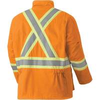 5533 Manteau de s&eacute;curit&eacute; ignifuge, Petit, Orange haute visibilit&eacute;, 58 cal/cm² Rock Safety Industrial Ltd