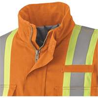 5533 Manteau de s&eacute;curit&eacute; ignifuge, Petit, Orange haute visibilit&eacute;, 58 cal/cm² Rock Safety Industrial Ltd