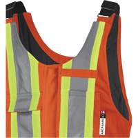 5534A Flame-Resistant Quilted Safety Overalls, Small, Orange Rock Safety Industrial Ltd