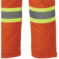 5534A Flame-Resistant Quilted Safety Overalls, Small, Orange Rock Safety Industrial Ltd