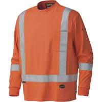 339SFA Chemise de s&eacute;curit&eacute; &agrave; manches longues ignifuge, Petit, Orange haute visibilit&eacute; Rock Safety Industrial Ltd
