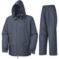 883 Rain Suit, Polyester/PVC, Small, Navy Blue Rock Safety Industrial Ltd