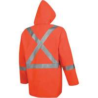 576J High-Visibility FR Rain Jacket, Small, High Visibility Orange Rock Safety Industrial Ltd