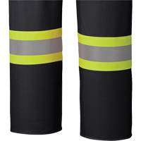 5895BK Flame-Resistant Waterproof Stretch Bib Pants, X-Small, Black Rock Safety Industrial Ltd