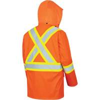 5892PKT Veste de s&eacute;curit&eacute; imperm&eacute;able &agrave; haute visibilit&eacute; ignifuge, T-petit, Orange haute visibilit&eacute; Rock Safety Industrial Ltd