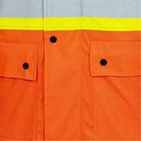 5892PKT Veste de s&eacute;curit&eacute; imperm&eacute;able &agrave; haute visibilit&eacute; ignifuge, T-petit, Orange haute visibilit&eacute; Rock Safety Industrial Ltd