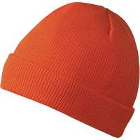 5564A Tuque doubl&eacute;e, Doublure en Acrylique, Taille unique, Orange haute visibilit&eacute; Rock Safety Industrial Ltd