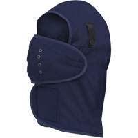 565N Doublure de casque de protection &agrave; col long, Doublure en Molleton, Taille unique, Bleu marin Rock Safety Industrial Ltd